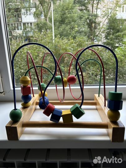 Лабиринт IKEA деревянный