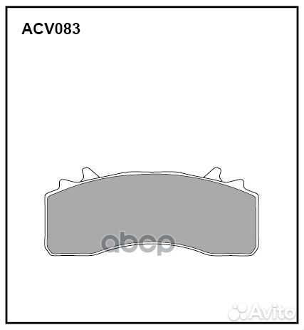 Колодки тормозные дисковые WVA (29279) HCV BPW