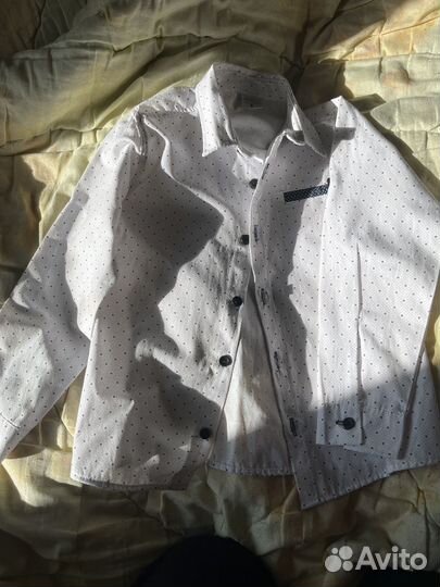 Рубашка для мальчика 128 пакетом