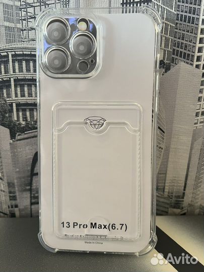 Силиконовый чехол на iPhone 13 pro max