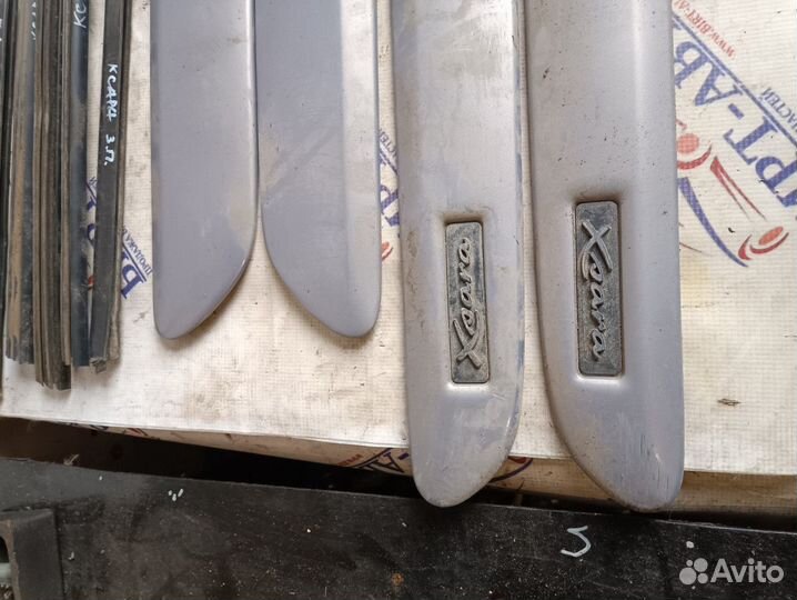 Молдинги дверей Citroen Xsara