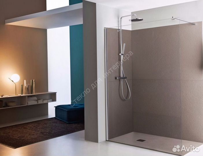 Стеклянные душевые перегородки