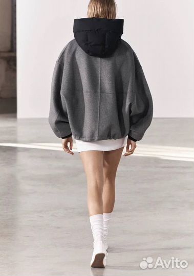 Бомбер с капюшоном Zara Xs, S, M, L