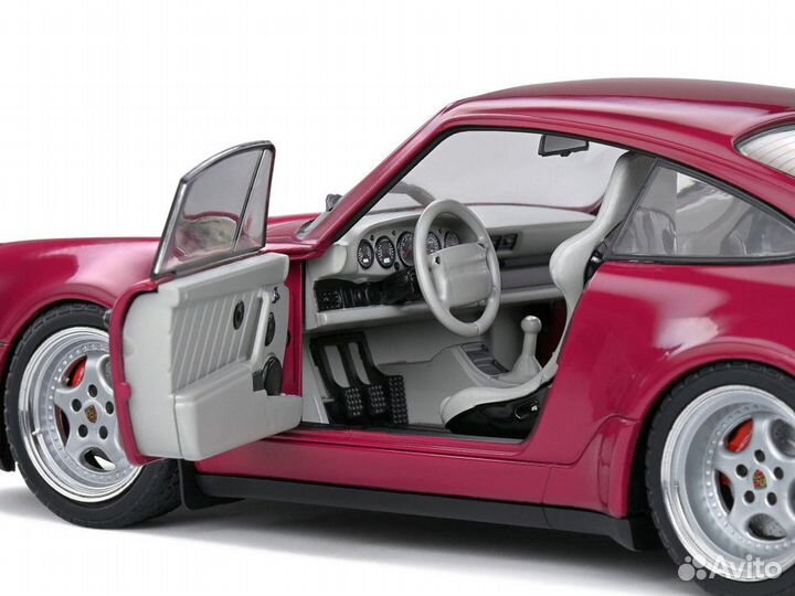 Porsche 911(964) turbo 3.6 Coupe 1991 violett 1/18