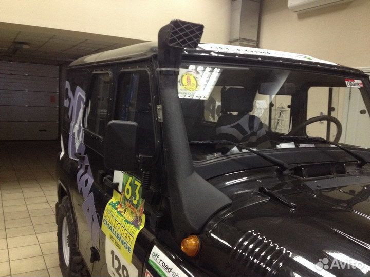 Шноркель с отдельной насадкой УАЗ Hunter, УАЗ-469