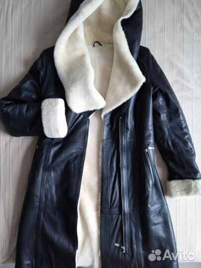 Пальто-дубленка натуральная 42-44