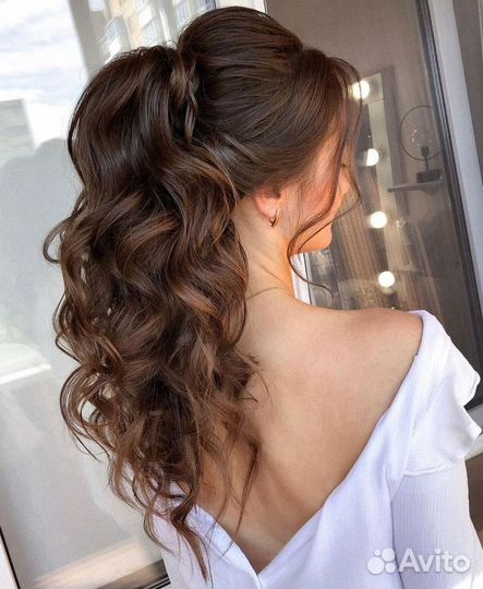 Локоны, укладки, вечерние причёски