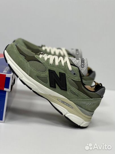 Кроссовки New Balance 990 зелёные 6