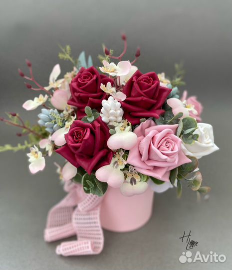 Букет из мыла ручной работы