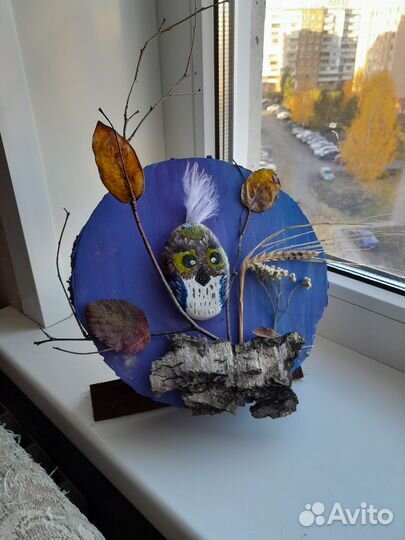 Осенняя поделка. Птички