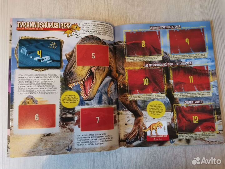 Журнал для наклеек Панини Динозавры как я