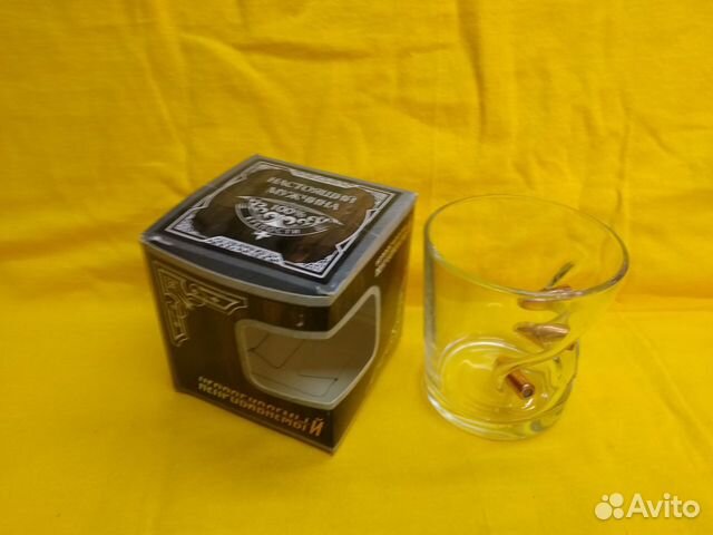 Стакан для виски с с 3-мя пулями