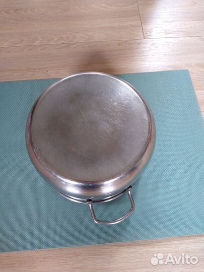 Кастрюля из нержавеющей стали времён СССР 3 литра