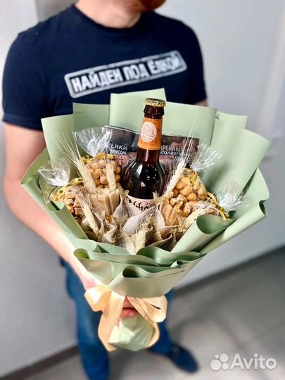 Мужской съедобный букет