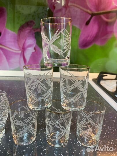 Хрусталь СССР Бокалы Стопки рюмки Добор