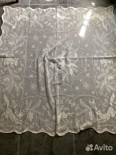 Скатерть старинная из бабушкиного сундука
