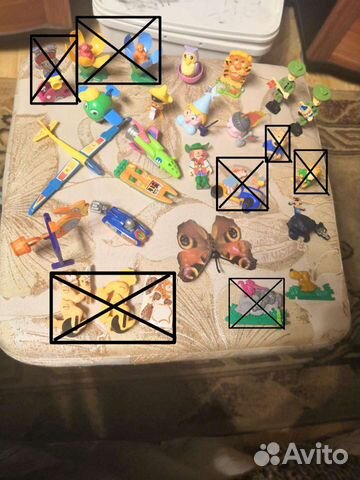 Игрушки киндер 90-х. Старые