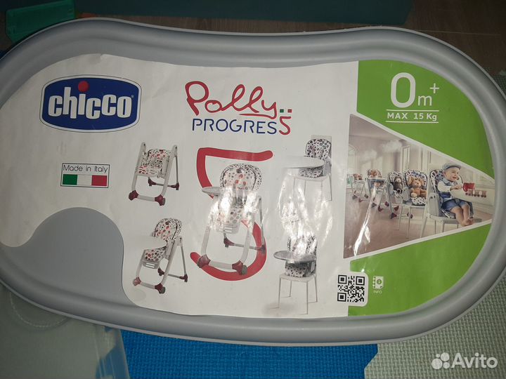 Стульчик для кормления Chicco Polly Progres5