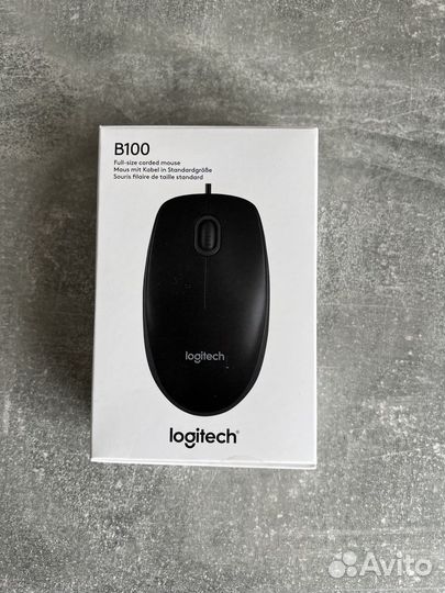Проводная мышь logitech B100