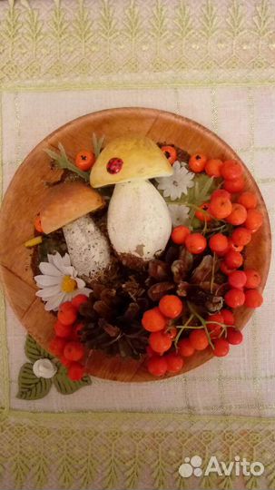 Панно с грибами для украшения дома