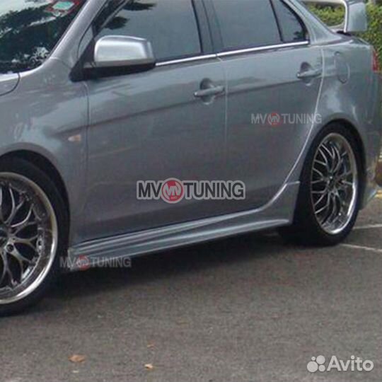 Пороги Zodiak для Mitsubishi Lancer X