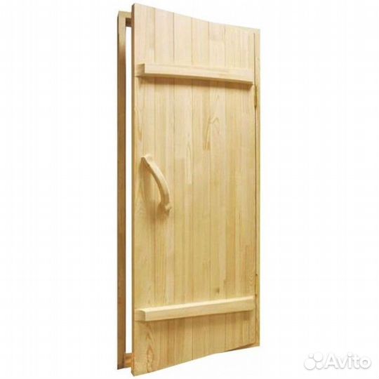 Двери для бани на клиньях, хвоя, 700*1500*90 мм