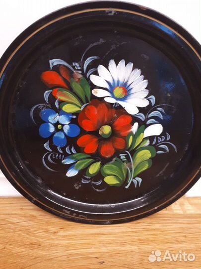 Набор:чайник, поднос, пасхальные яйца