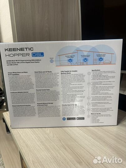 Keenetic Hopper Mesh Wi-Fi 6 AX1800 (KN-3610)