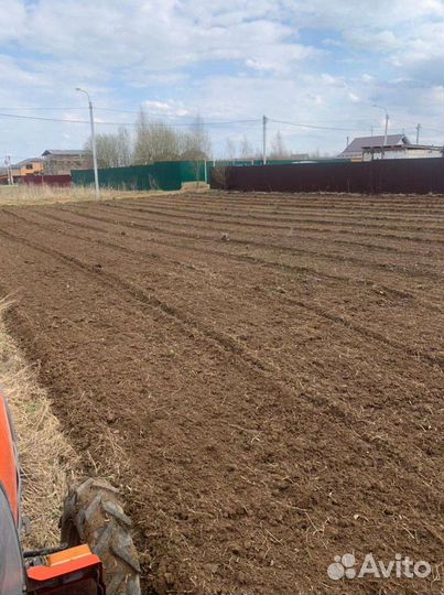 Вспашка земли,покос благоустройство дачног участка