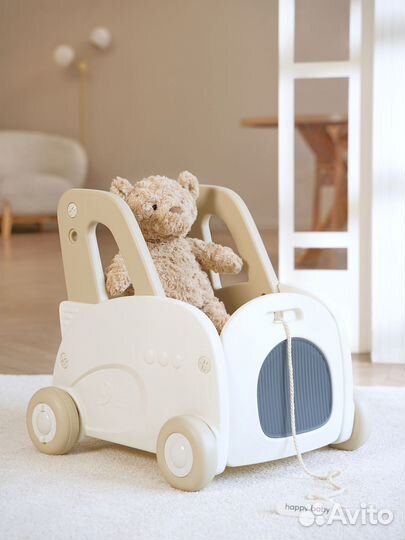 Игрушка-каталка vroomy (milky) Happy Baby