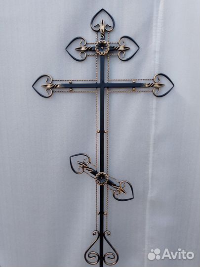 Кованый крест на могилу К3