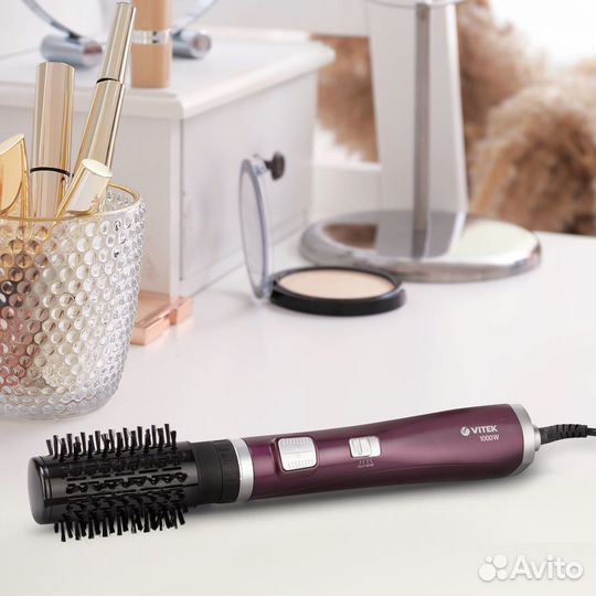 Самовращающаяся Фен-щетка Vitek, плойка