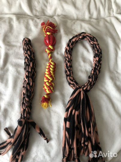 Игрушки из флиса для собак ручной работы