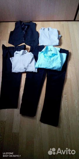 Вещи пакетом для школы на мальчика 134-140