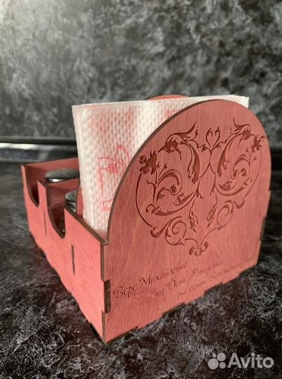 Салфетница из фанеры