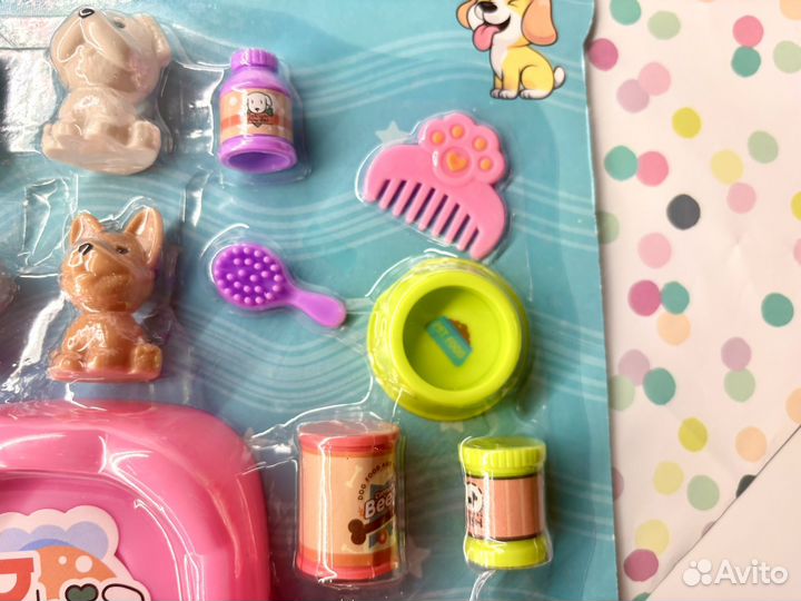 Игровой набор четыре собачки с аксессуарами