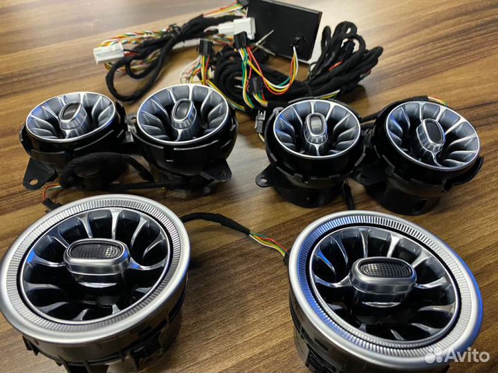 Воздуховоды с подсветкой mercedes S222 2013-2017