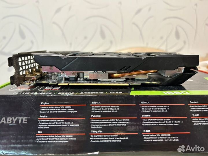 Видеокарта gigabyte Geforce GTX 1660 6 GB