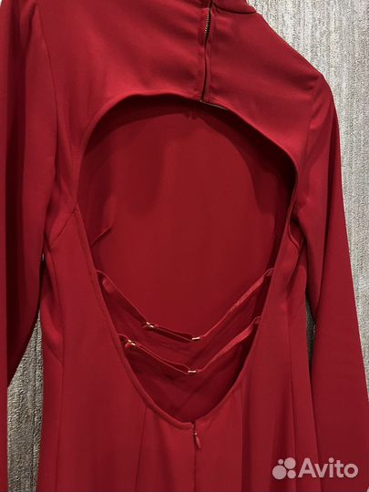 Платье женское красное