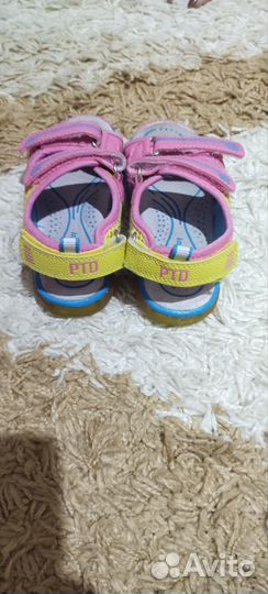 Босоножки для девочки PlayToday,25 р.мигающие