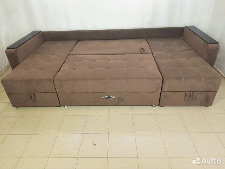 Диван п образный
