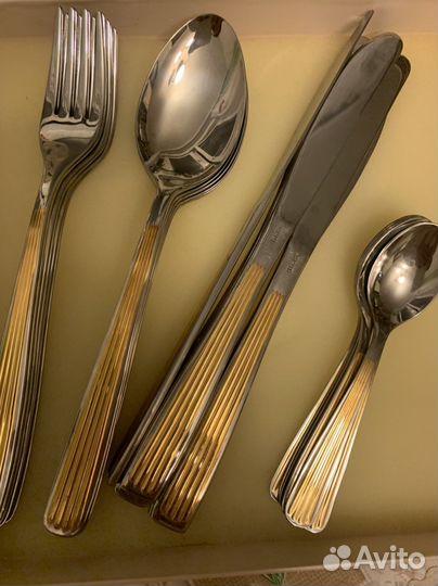 Ложки, вилки, ножи набор новый