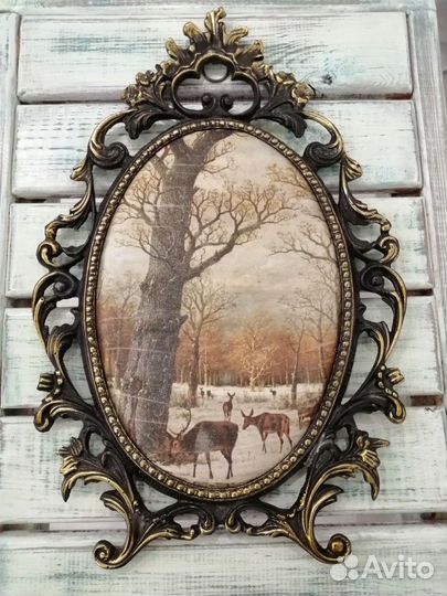 Шелкография в бронзе