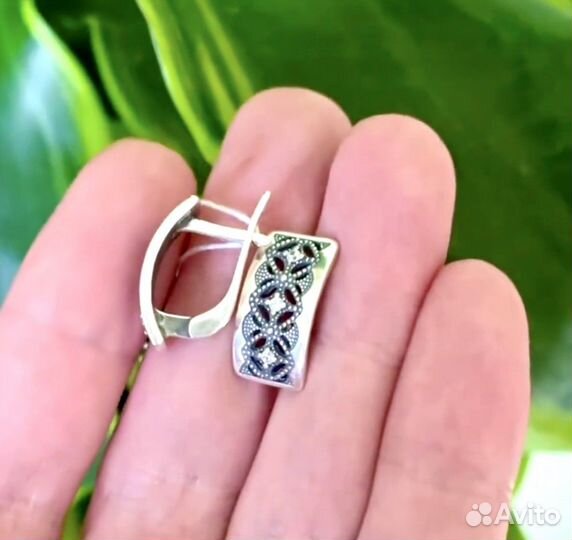 Серьги из серебра