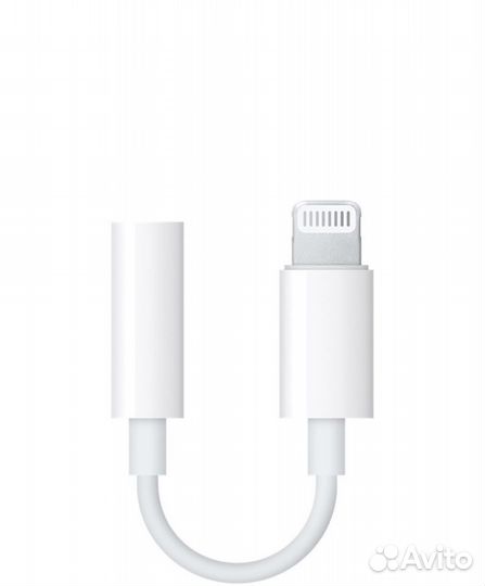 Переходник Apple с Lightning (8-pin) на Jack 3,5mm