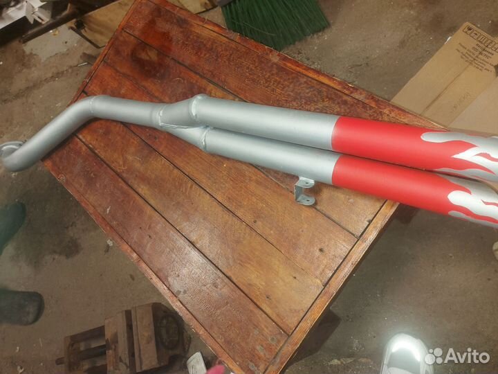 Двойной глушитель ваз 2107