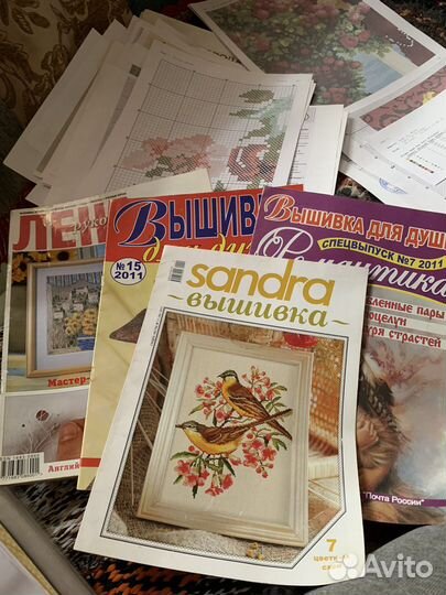 Журналы и схемы по вышивке, пэчворку