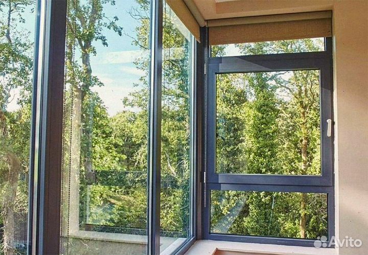 Алюминиевые окна в наличии