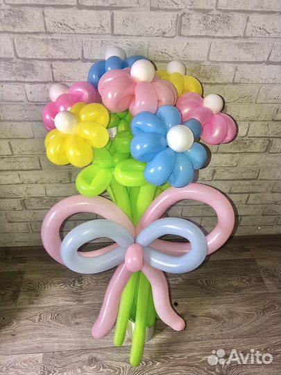 Цветы из шаров