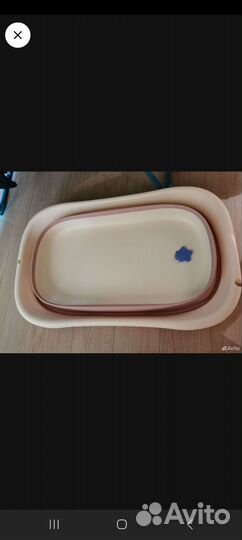 Ванночка для купания новорожденного складная